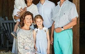 Família Real Sueca mostra nova fotos mas "apaga" a princesa Madalena