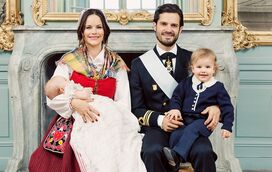 Príncipe Gabriel da Suécia completa 1 ano