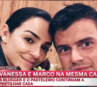 Vanessa Martins e Marco Costa na mesma casa