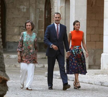 Letizia chegou a Palma e Sofia abandonou a ilha. Houve gritaria e ameaças no palácio 