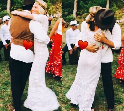 Veja os momentos mais marcantes do casamento entre a atriz Robin Wright e Clement Giraudet 