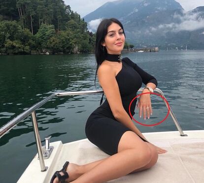 Que anel é este? Georgina e Cristiano Ronaldo podem ter casado em segredo