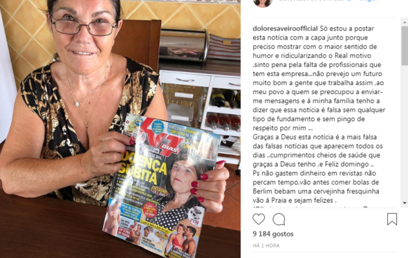 dolores aveiro, susto de saúde, mae cr7