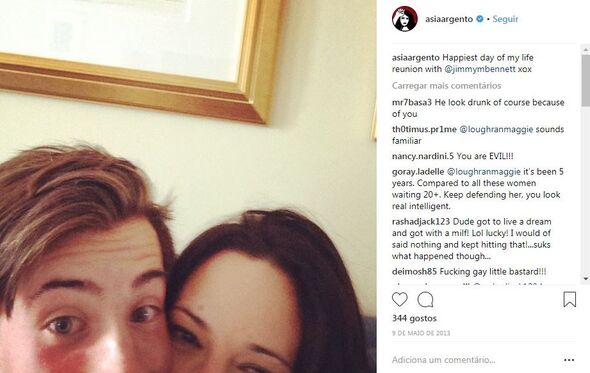 Asia Argento, Jimmy Bennett