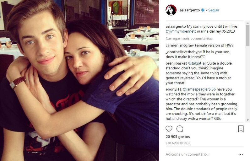Asia Argento, Jimmy Bennett