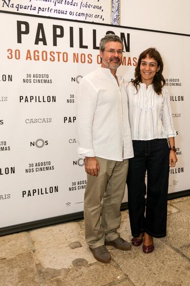 paulo oom, monica garcez , antestreia papillon