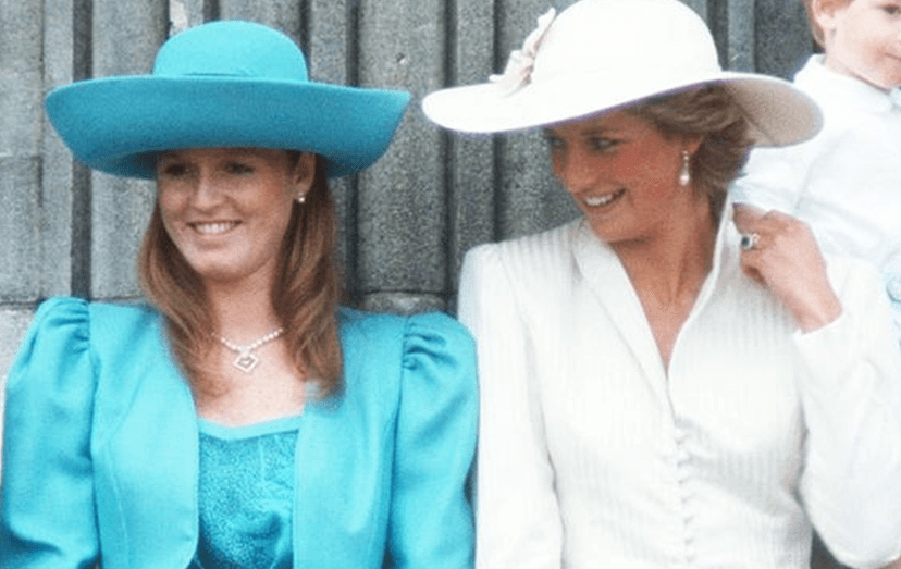 Sarah Ferguson era muito amiga da princesa Diana