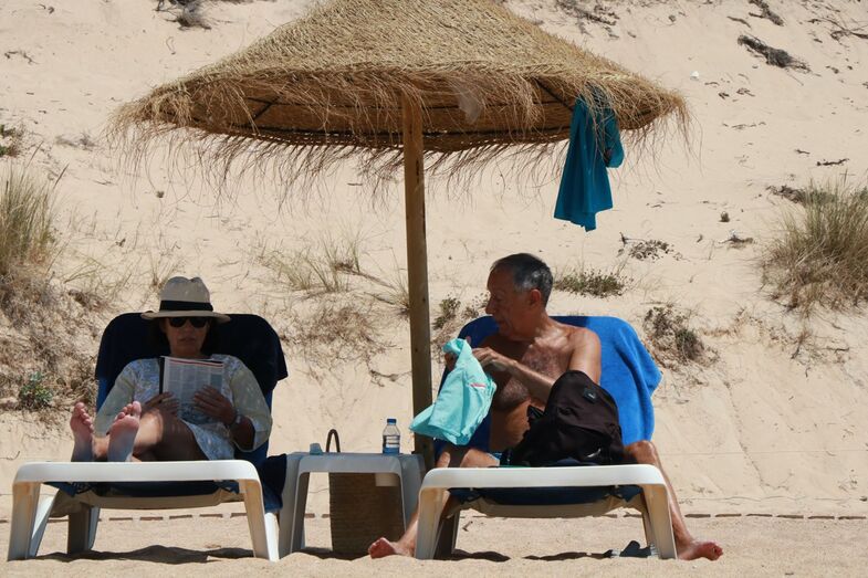 Marcelo rebelo de sousa, rita amaral cabral, praia gigi, quinta do lago, férias, verão, algarve