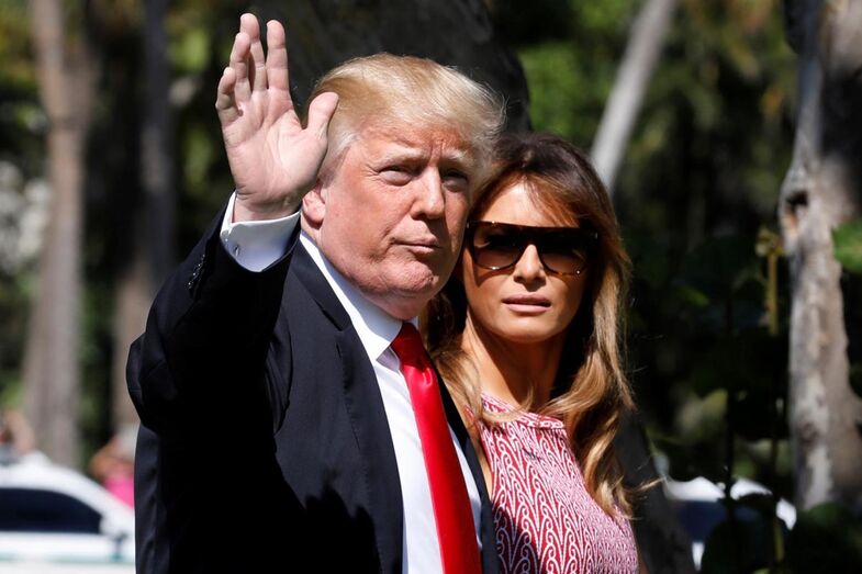 donald trump, melania trump