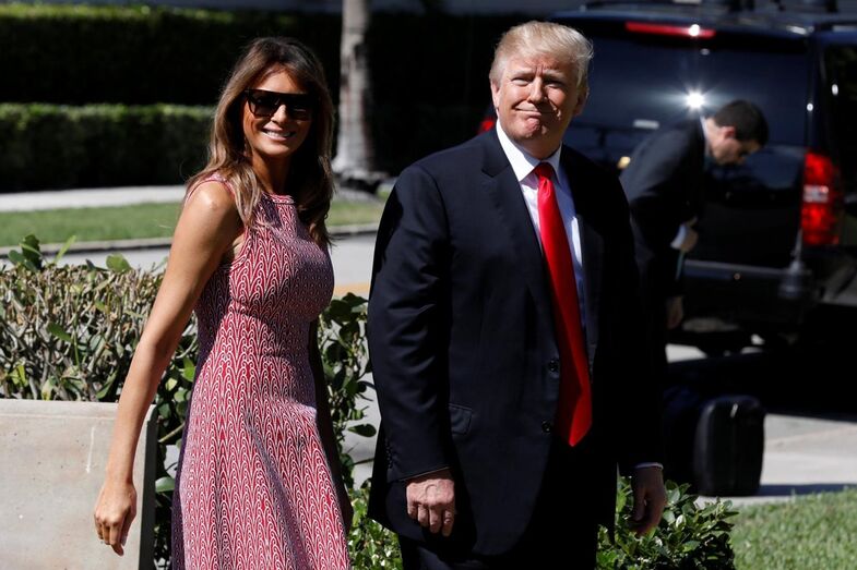 donald trump, melania trump