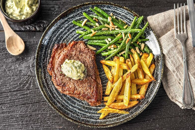 bife, batatas fritas, bife com batatas fritas, gourmet 