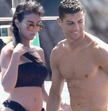 georgina rodriguez, barriga, sardenha