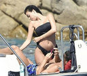 georgina rodriguez, barriga, sardenha