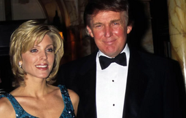 Donald Trump com a segunda mulher, Marla Maples