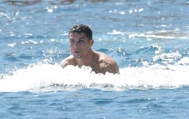 O que aconteceu à cara de Cristiano Ronaldo?