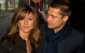 Brad Pitt e Jennifer Aniston juntos em Itália