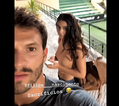 Ricardo Oliveira e Filipa Nascimento mostram-se cúmplices