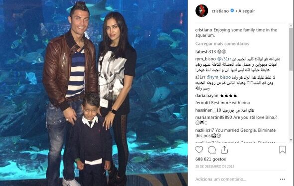 Cristiano Ronaldo, Irina Shayk
