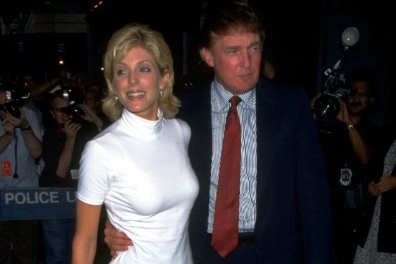trump, marla maples