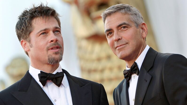 Brad Pitt e George Clooney