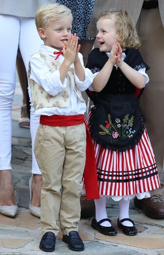 Jacques e Gabriella, gémeos do Mónaco