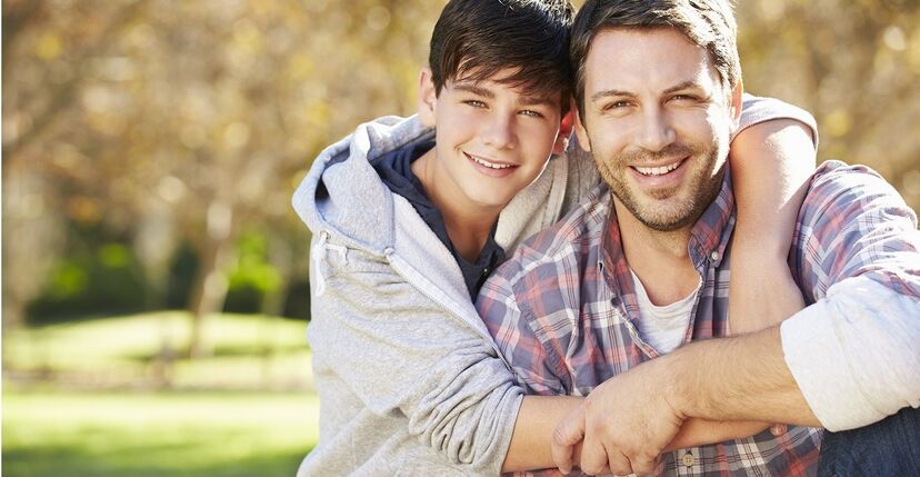 Pai, filho, adolescência, paternidade, companheirismo