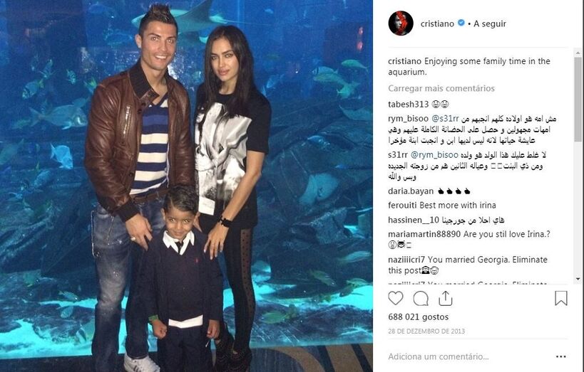 Cristiano Ronaldo, Irina Shayk