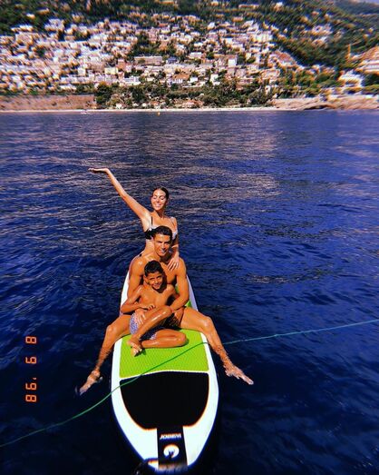 Georgina Rodríguez, Cristiano Ronaldo, Férias,