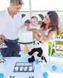 Mia Rose e Miguel Cristovinho, batizado 
