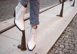 Street Style botas brancas