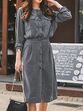 Street style saias e vestidos com botões
