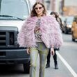 Street Style faux fur