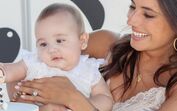 Mia Rose e Miguel Cristovinho, batizado 