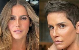 Deborah Secco teve a coragem de cortar o cabelo... bem curtinho!