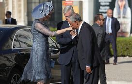 Estas são as primeiras imagens dos reis da Bélgica a serem recebidos por Marcelo Rebelo de Sousa 
