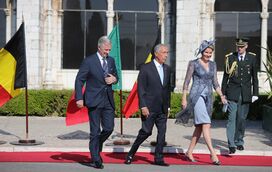 As primeiras imagens dos reis da Bélgica na visita oficial a Potugal 