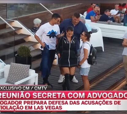 Cristiano Ronaldo em reunião secreta com advogados em Lisboa