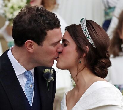 Enfim marido e mulher! As melhores fotos do conto de fadas da princesa Eugenie e Jack Brooksbank