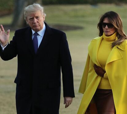 Melania Trump arrasada nas redes sociais por causa... de um casaco!