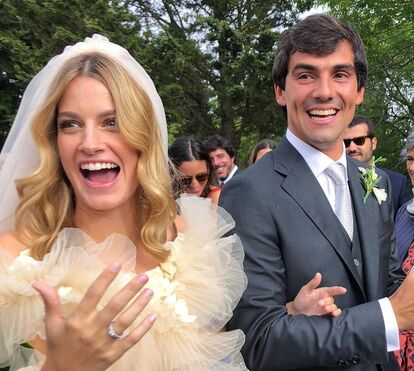 Convidados partilham imagens do casamento de Francisco Rebelo de Andrade, filho de Inês Serra Lopes