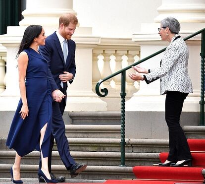Já se nota a barriga! Veja as novas fotos de Meghan Markle, grávida do 1.º filho