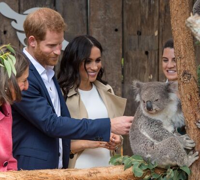 As fotos mais românticas de Meghan Markle e do príncipe Harry na Austrália