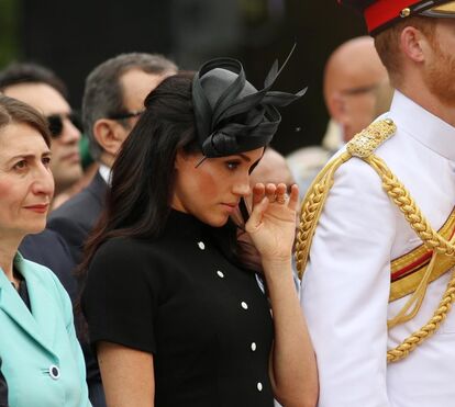 Em evento oficial, Meghan Markle imita ex-namorada do príncipe Harry