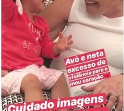 Que amor! Laços fortes entre a avó Dolores Aveiro e Eva apesar das zangas da família