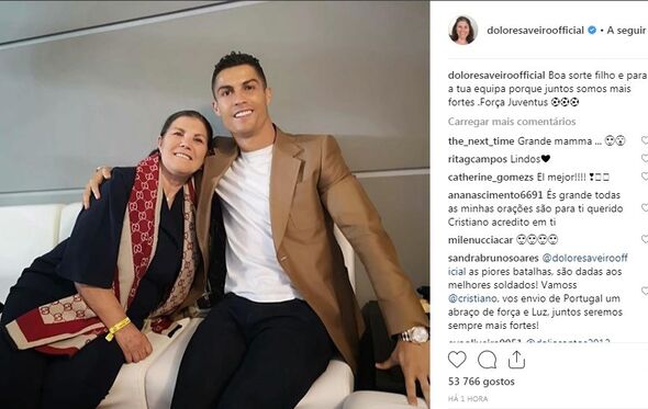 dolores aveiro, cristiano ronaldo