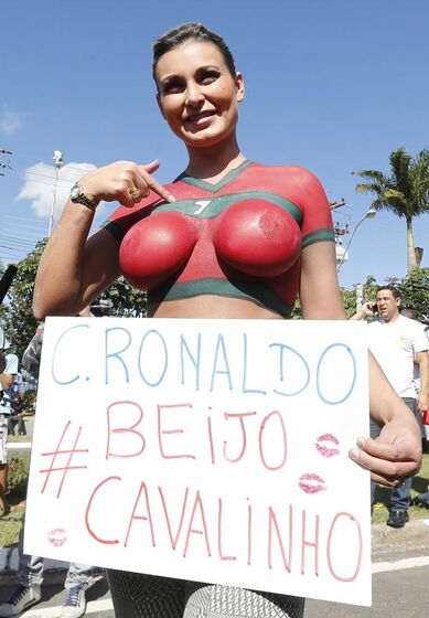 Andressa Urach, Cristiano Ronaldo