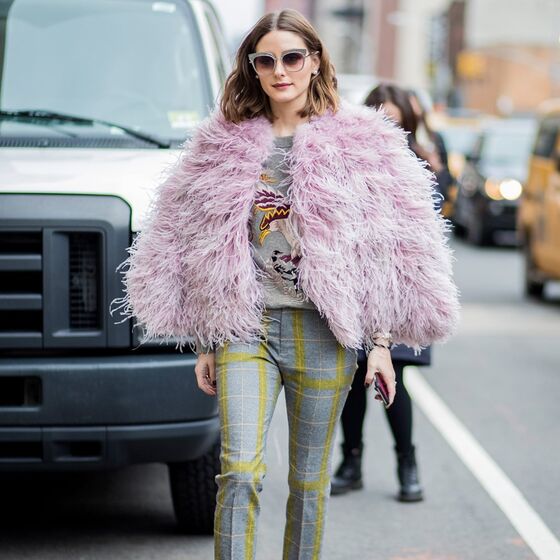 Street Style faux fur