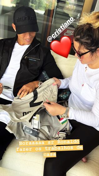 Katia Aveiro, Cristiano Ronaldo