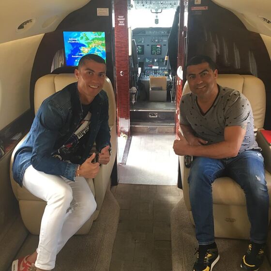 Cristiano Ronaldo e Hugo Aveiro