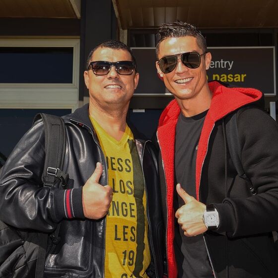 Cristiano Ronaldo e Hugo Aveiro